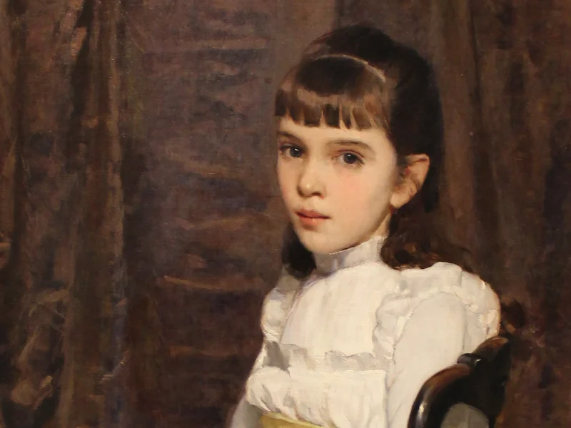1855-Cecilia Beaux - Una bambina - The Pennsylvania Academy of the Fine Arts